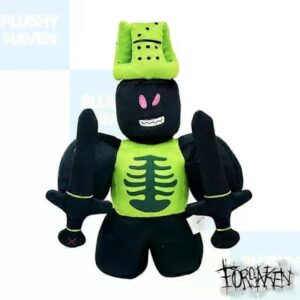 25 cm Roblox Forsaken Gubby Plysch Forgotten Game Green Hat Man Plyschleksak Docka, Present till Barn