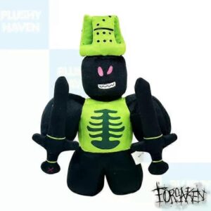 25 cm Roblox Forsaken Gubby Plysch Glömd Spel Grön Hatt Man Plysch Leksak Docka, Gåva till Barn