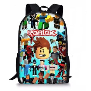 3D Roblox studentväska Lunchväska Pennväska 3st/set Ryggsäck Ryggsäck Ryggsäck[GKS]