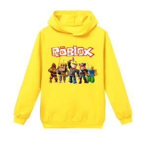(AZC)Roblox Hoodie för Barn Ytterkläder Sweatshirt Röd ed ed 150 cm ed