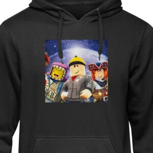 Barn Hoodie Roblox Svart 9-11 År