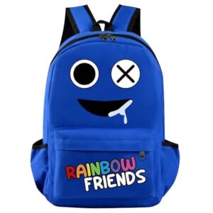 Barn Pojkar Flickor Roblox Rainbow Friends Tryckt Ryggsäck Stor Kapacitet Skolväska Ryggsäck