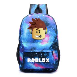 Barn Pojke Flicka Roblox Ryggsäck Ryggsäck Skolväska yz