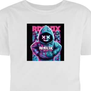 Barn T-shirt Neon Roblox Warrior Vit 9-11 År