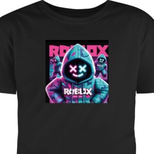 Barn T-shirt Roblox Svart 9-11 År