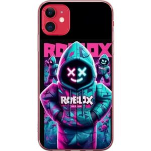 Kompatibelt Mobilskal till Apple iPhone 11 Roblox Hoodie Legend Mystisk Roblox figur i blå hoodie med futuristiska neonljus
