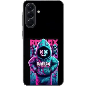 Kompatibelt Mobilskal till Samsung Galaxy A56 Neon Roblox Hoodie, snyggt spelmotiv med lysande färger och futuristisk look