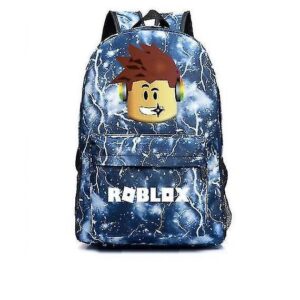 Ny Roblox Ryggsäck Barn Skola Väska Studenter Bokväska Resväska Pres Z