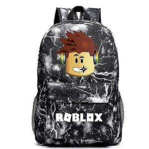 Ny Roblox Ryggsäck Barn Skola Väska Studenter Bokväska Resväska Prese Z