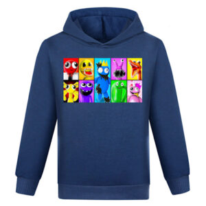 Pojkar Flickor ROBLOX Rainbow friends Hoodie Pullover Jumper Present