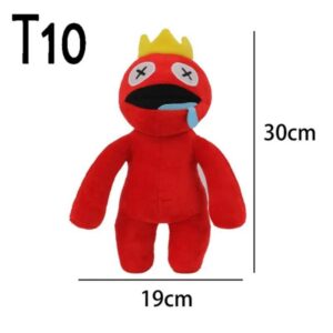 Rainbow Friends roblox Plyschleksak Tecknat spel Karaktär Docka Kawaii Blå Monster Mjuka gosedjur leksaker för barn Julklappar