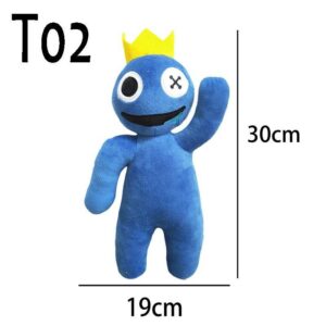 Rainbow Friends roblox Plyschleksak Tecknat spel Karaktär Docka Kawaii Blå Monster Mjuka gosedjur leksaker för barn Julklappar