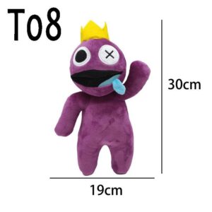 Rainbow Friends roblox Plyschleksak Tecknat spel Karaktär Docka Kawaii Blå Monster Mjuka gosedjur leksaker för barn Julklappar