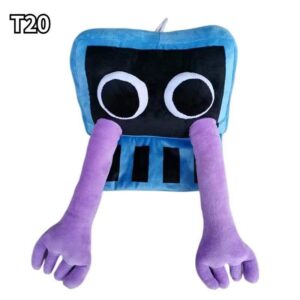 Rainbow Friends roblox Plyschleksak Tecknat spel Karaktär Docka Kawaii Blå Monster Mjuka gosedjur leksaker för barn Julklappar