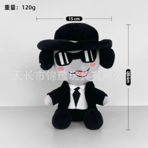 Roblox Forsaken Gubby Plyschleksak | Mjuk och Söt Gosedjur från Forsaken Spelet | Samlarobjekt för Roblox-fans**Solglasögon kille