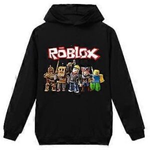 Roblox Hoody Hoodie Barn Flickor Pojkar Hoodtröja Lediga Lösa Toppar Presenter -NMAOV( 9-10 År)