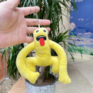 Roblox Rainbow Friends Mjuk Gosedjur Nyckelring Färgstark Spelkaraktär Hänge Väska Ryggsäck Tillbehör För Spelfans Premiumkvalitet 10cm