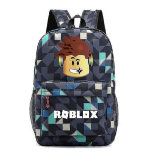 Roblox Ryggsäck Ryggsäck Skolväska För Barn Pojkar Flickor Y