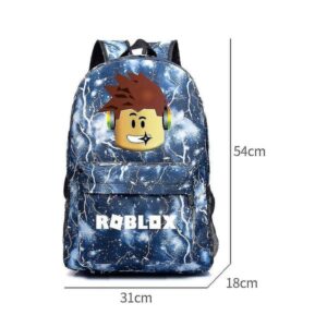 Roblox Ryggsäck Stor Kapacitet Reseryggsäck Barn Skolväska-A