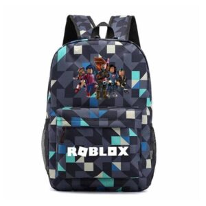 Roblox Ryggsäck för Pojkar & Flickor Skolväska Spel Bokväska