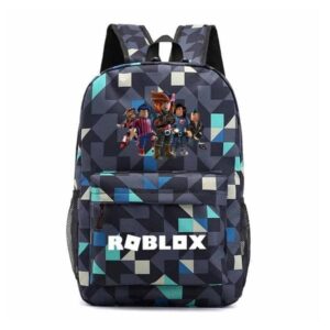 Roblox Ryggsäck för Pojkar & Flickor Skolväska Spel Bokväska C