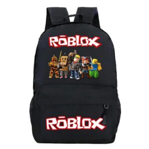 Roblox Spel Barn Ryggsäck Studenter Skolväska Bokväska Axelväska Resa Casual Ryggsäck