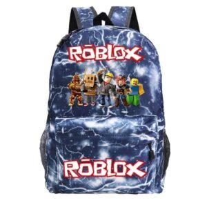 Roblox Spel Ryggsäck för Barn Pojkar Flickor Skolryggsäck Student Axelväska Resa Tillbaka Till Skolan Ryggsäck {DB}