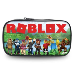 Rymligt Roblox Pennfodral Slitstarkt Oxfordtyg Roliga Designer För Studenter StyleH
