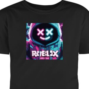 T-shirt för Barn | Klassisk Barn-T-shirt Svart 7-8 År Roblox Roblox Svart 7-8 År